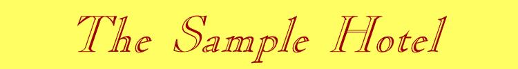 the sample hotel